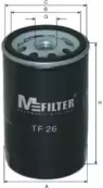 TF26 MFILTER Фільтр масляний Caddy III 1.6i/Golf/Passat/Audi/Octavia/Amulet A11/A15 10- (бензин) 